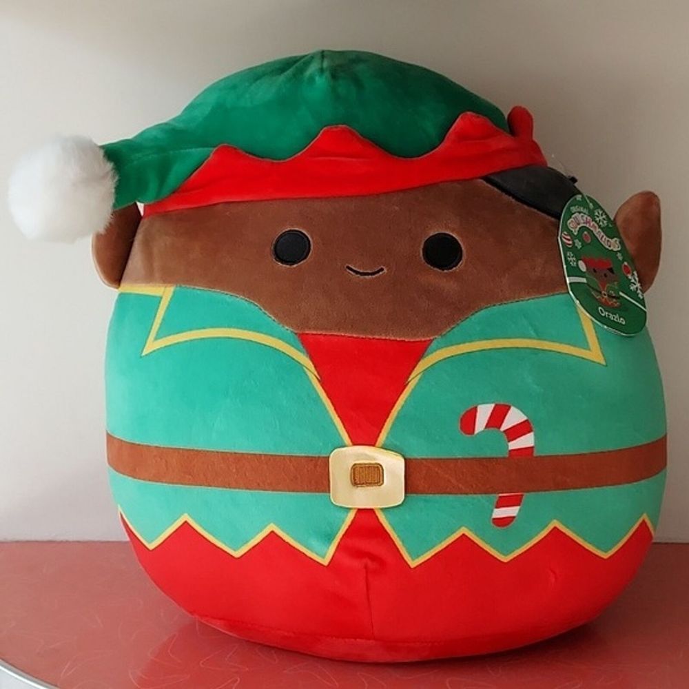 Squishmallows Orazlo Christmas Elf 12" Plush Plushie Holiday Decor NWT